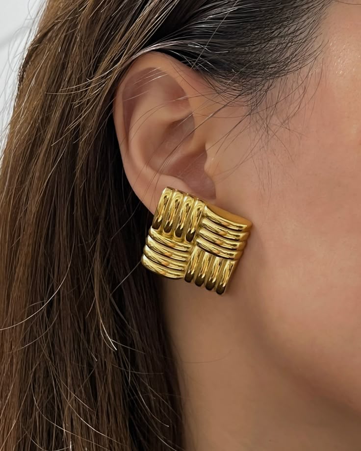 Rectangle Earrings