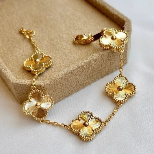 Gold van cleef bracelet