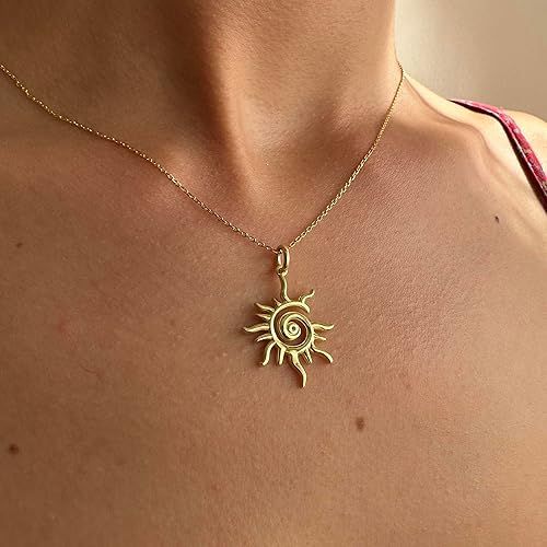 Sun necklace