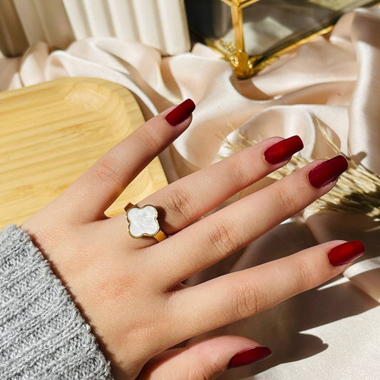 White VanClief Ring