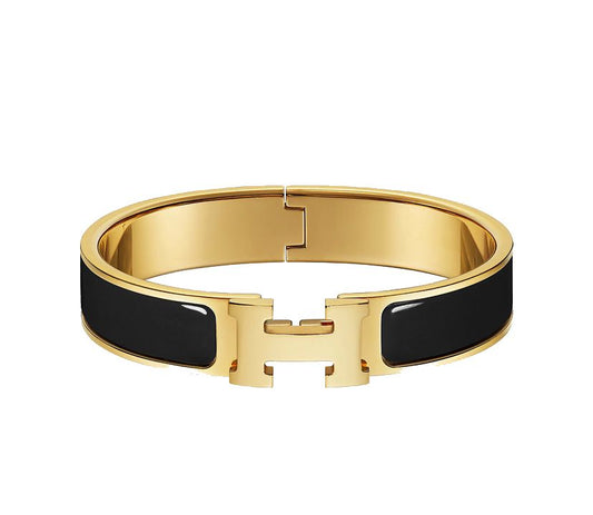 Black Hermes bangle