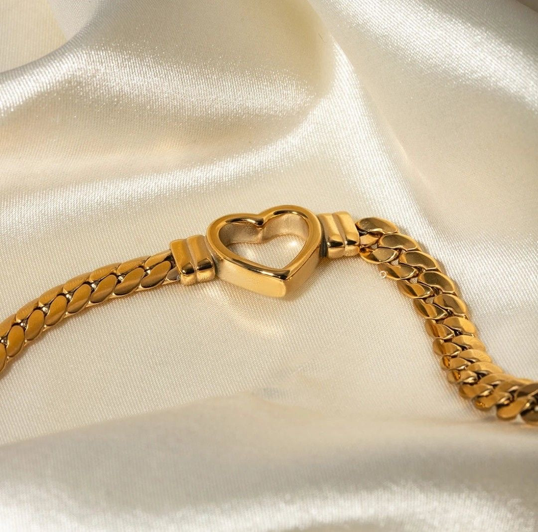 Heart chain Bracelet