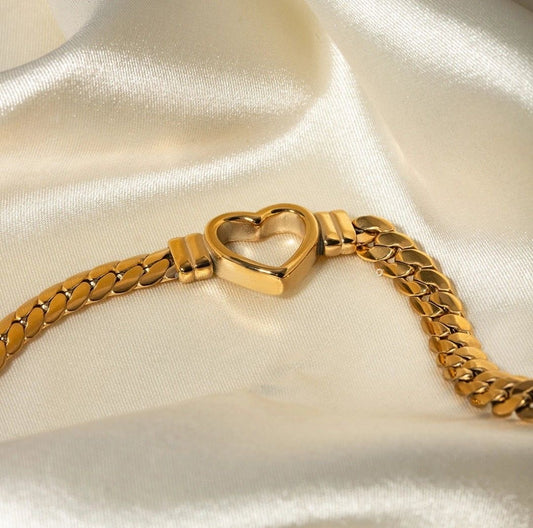 Heart chain Bracelet