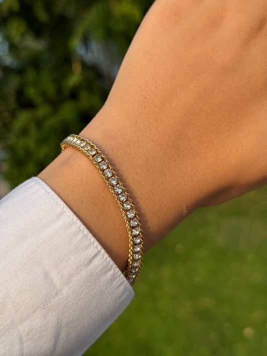 White Tennis Bracelet