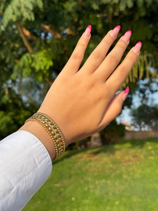 Fallen leave bangle