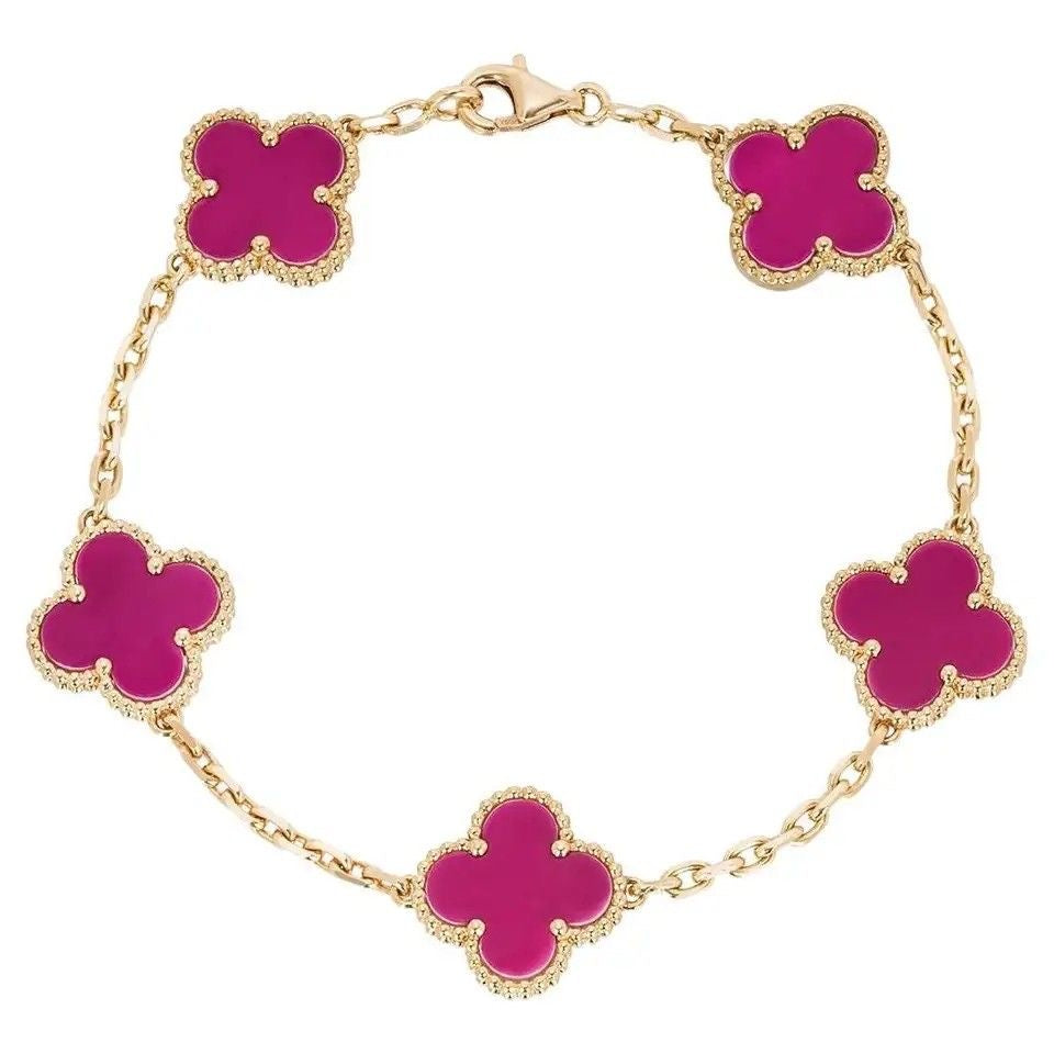 Pink van cleef bracelet