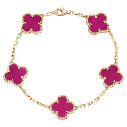 Pink van cleef bracelet