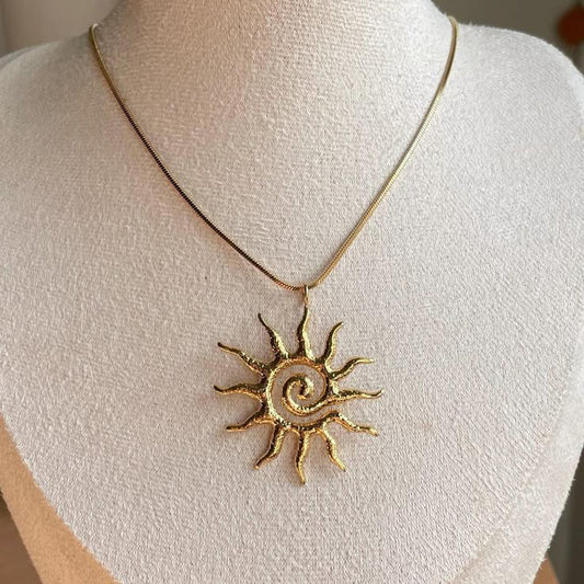 Sun necklace