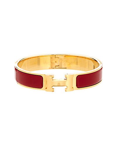 Red Hermes bangle