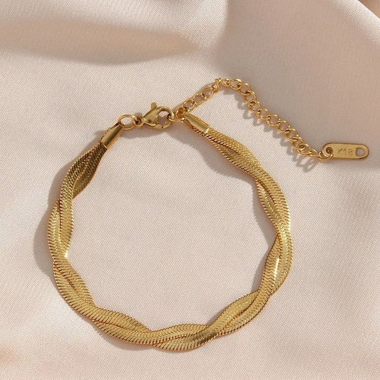 Doubled Serpent bracelet