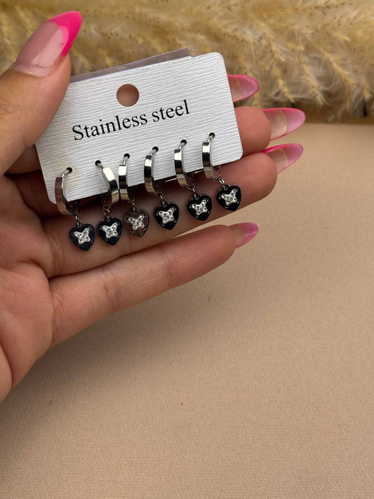 Silver Set Earrings